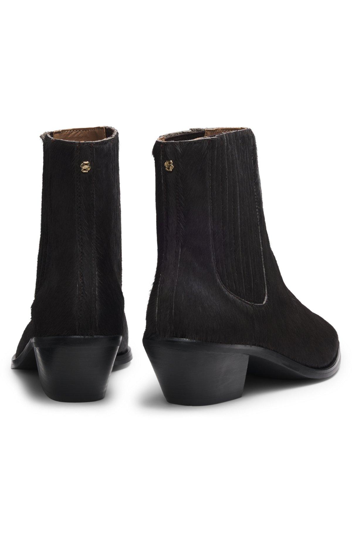 Ankle boots in pony-hair leather Product Image