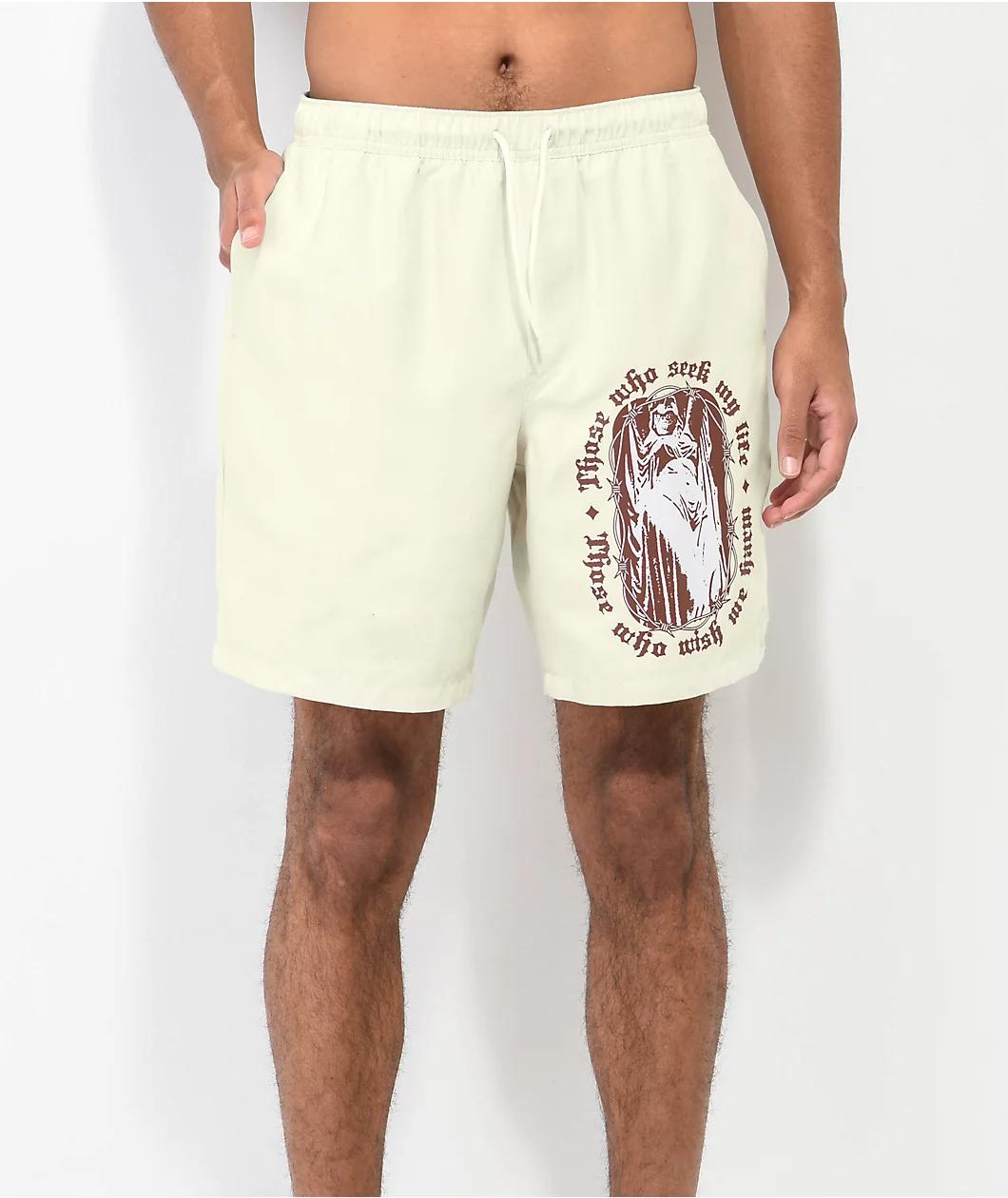 Empyre Grom Placid Natural Board Shorts Product Image