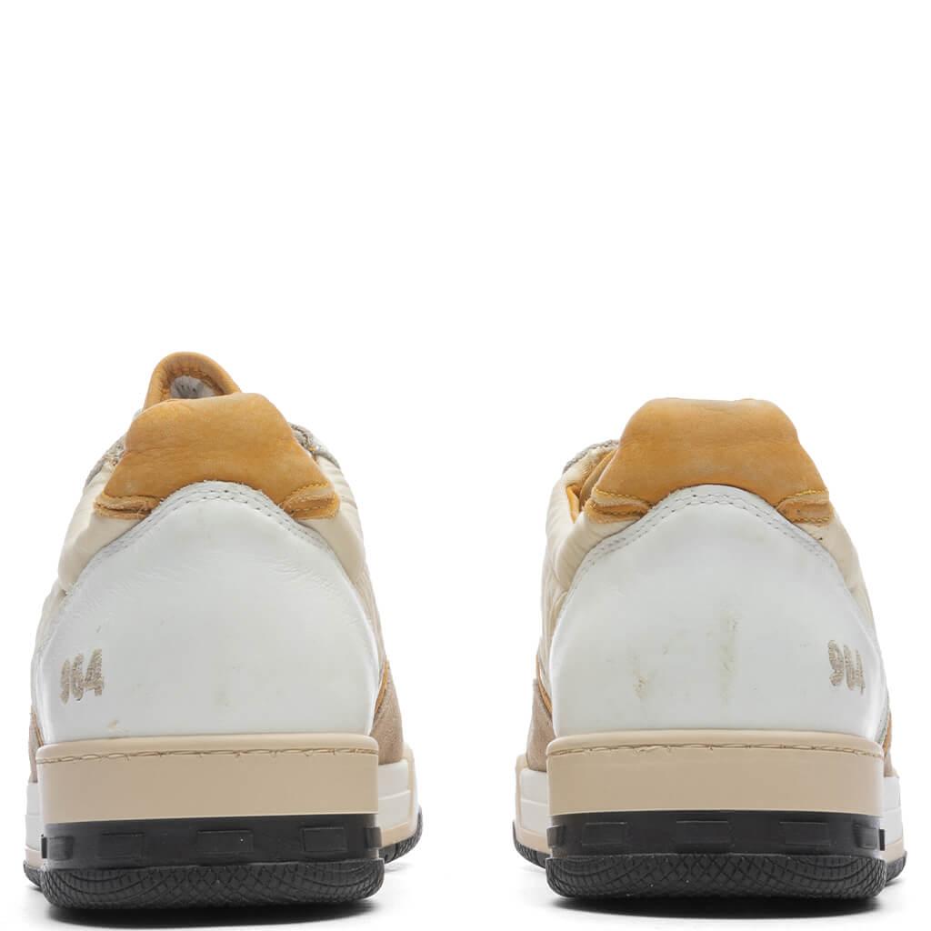 Racing Sneaker - White/Mustard/Beige Male Product Image