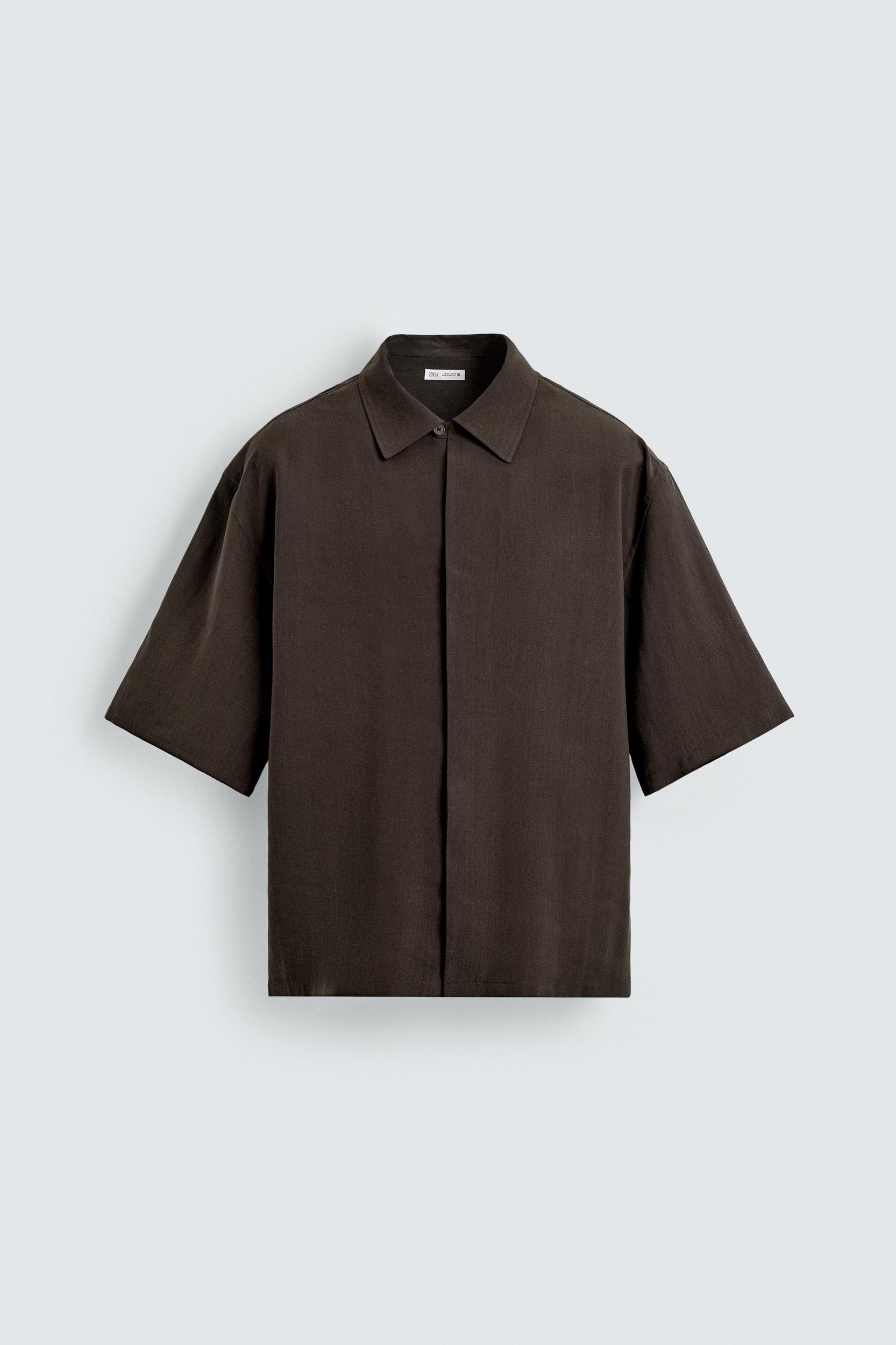 RELAXED FIT FLOWY SHIRT Product Image