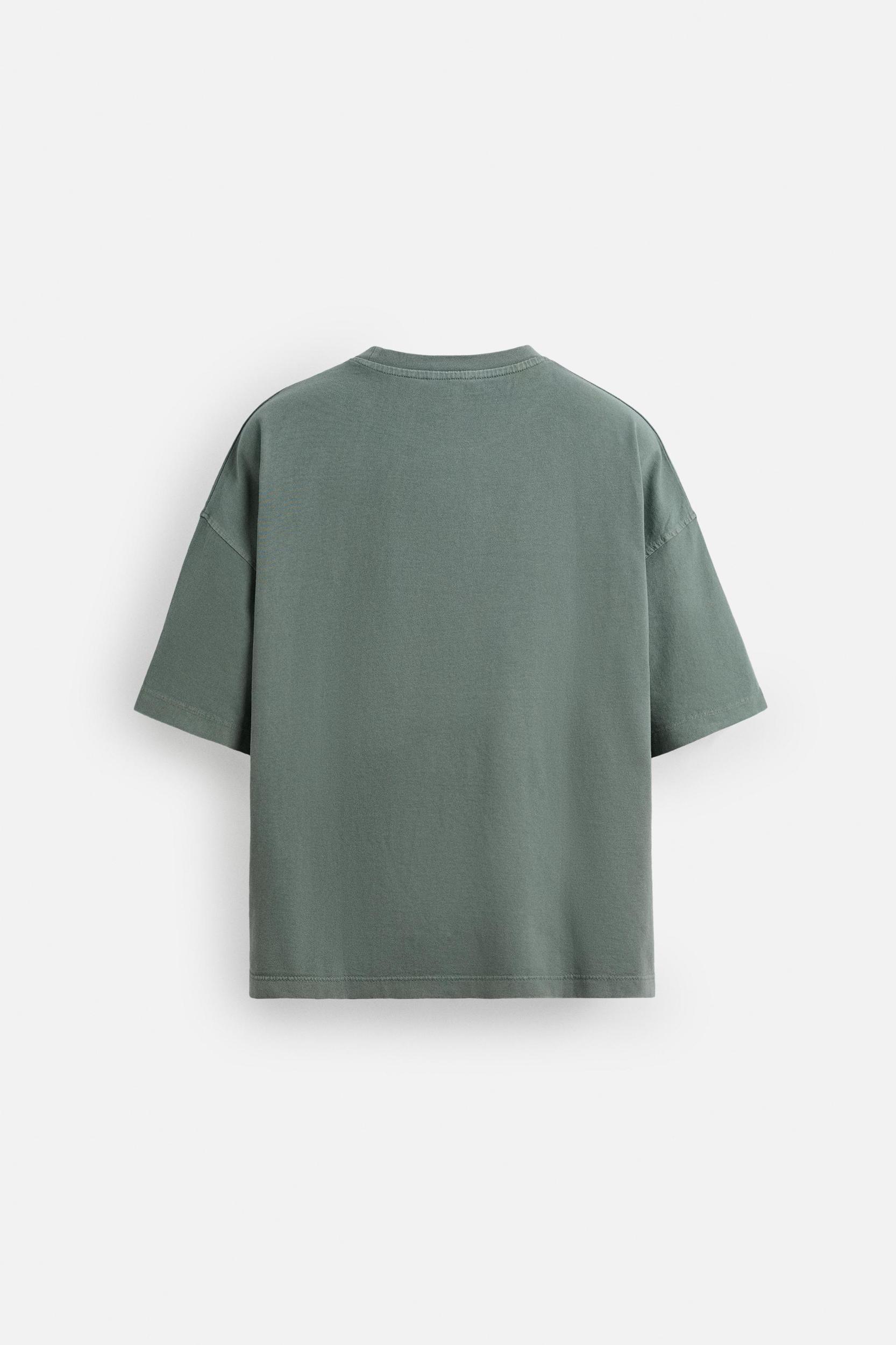 LIGHTWEIGHT WASHED BOXY FIT T-SHIRT Product Image