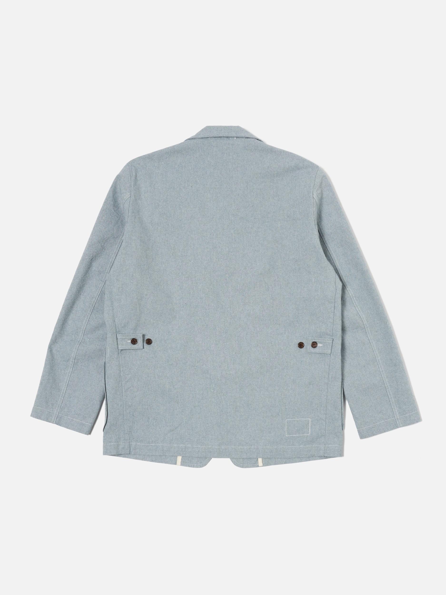 Universal Works Five Pocket Jacket in Indigo Reworked Jean Cloth Product Image