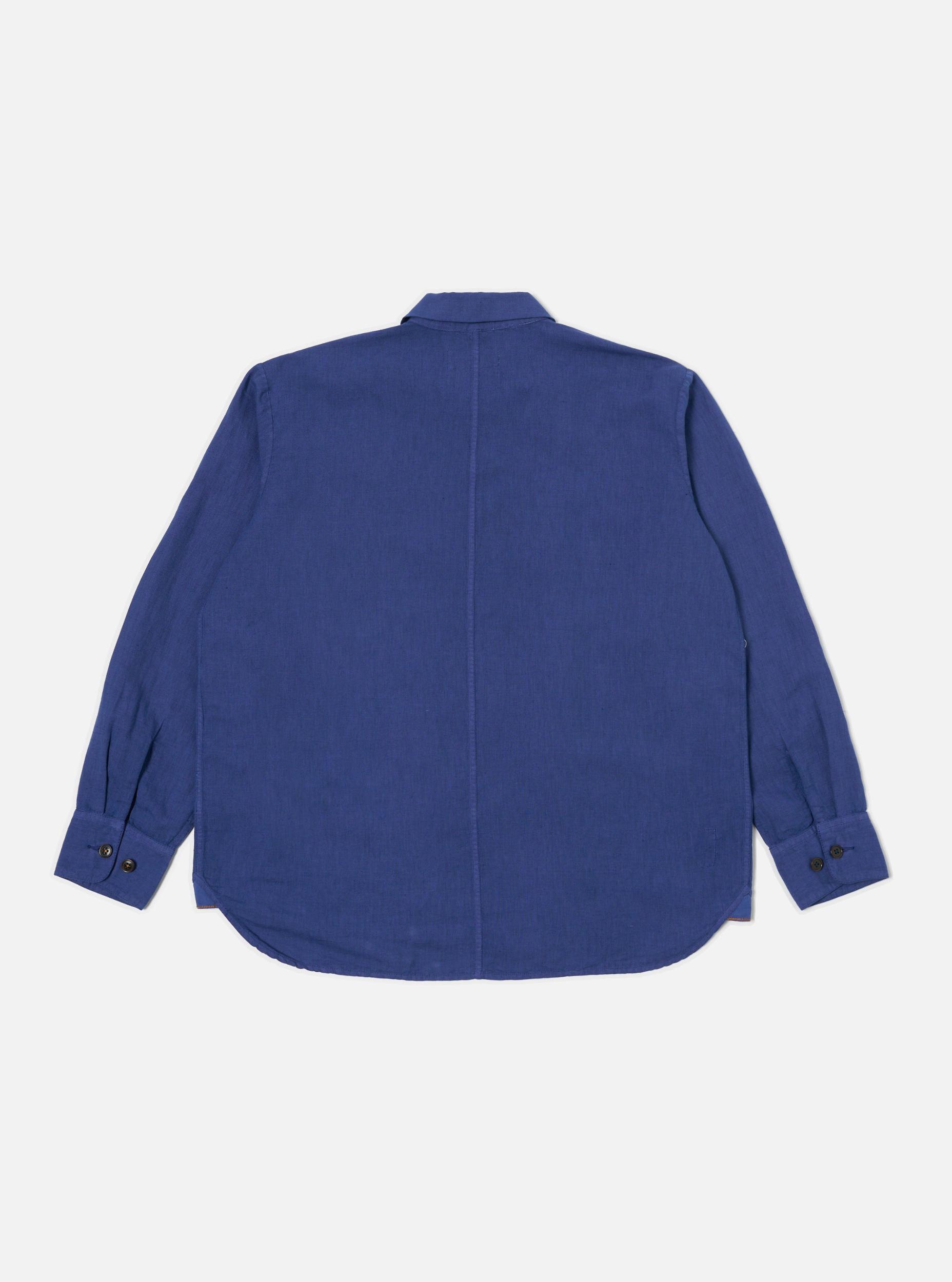 Universal Works Bakers Overshirt in Rich Brown Organic Fine Poplin Product Image