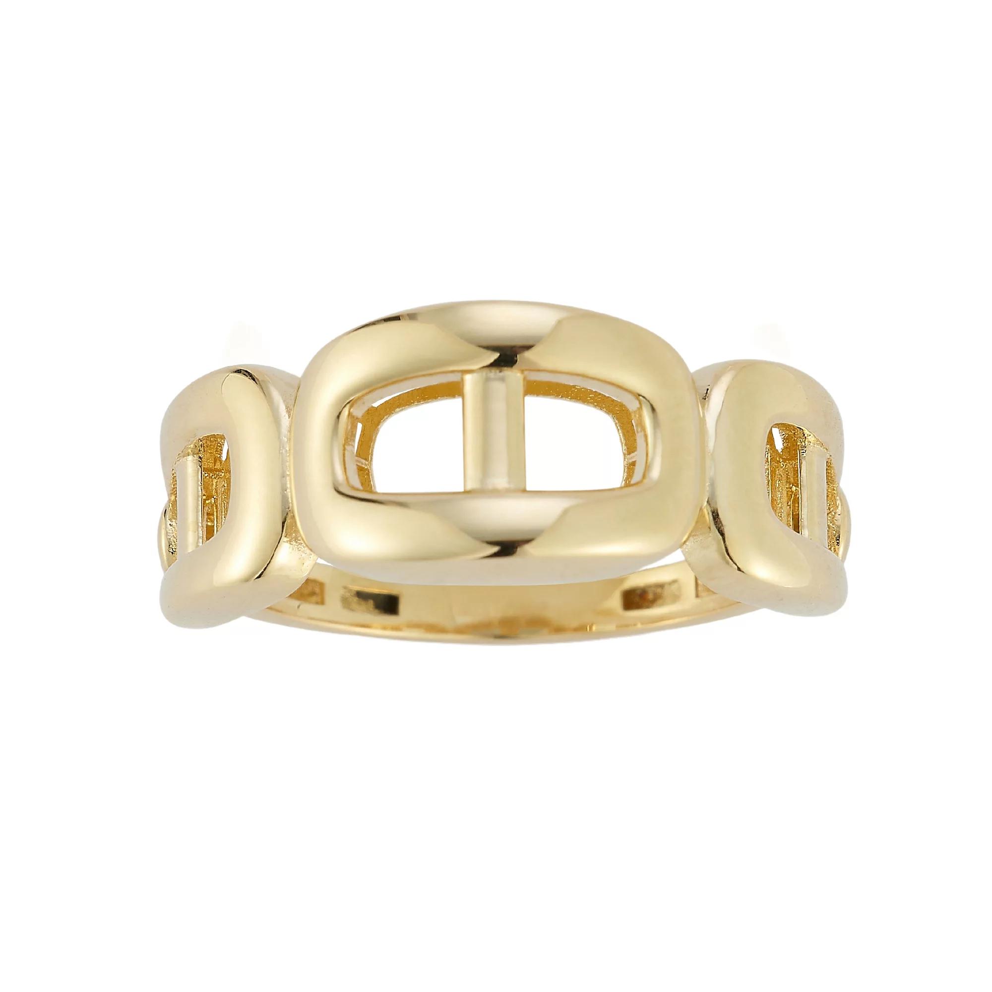 LUMINOR GOLD 14k Gold Mariner Link Ring, Women's, Size: 6 Product Image