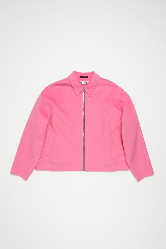 Wool zipper jacket Product Image
