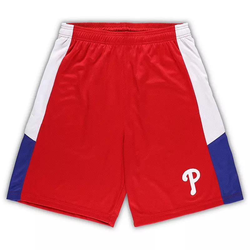 Men's Red Philadelphia Phillies Big & Tall Team Shorts, Size: 4XLT Product Image