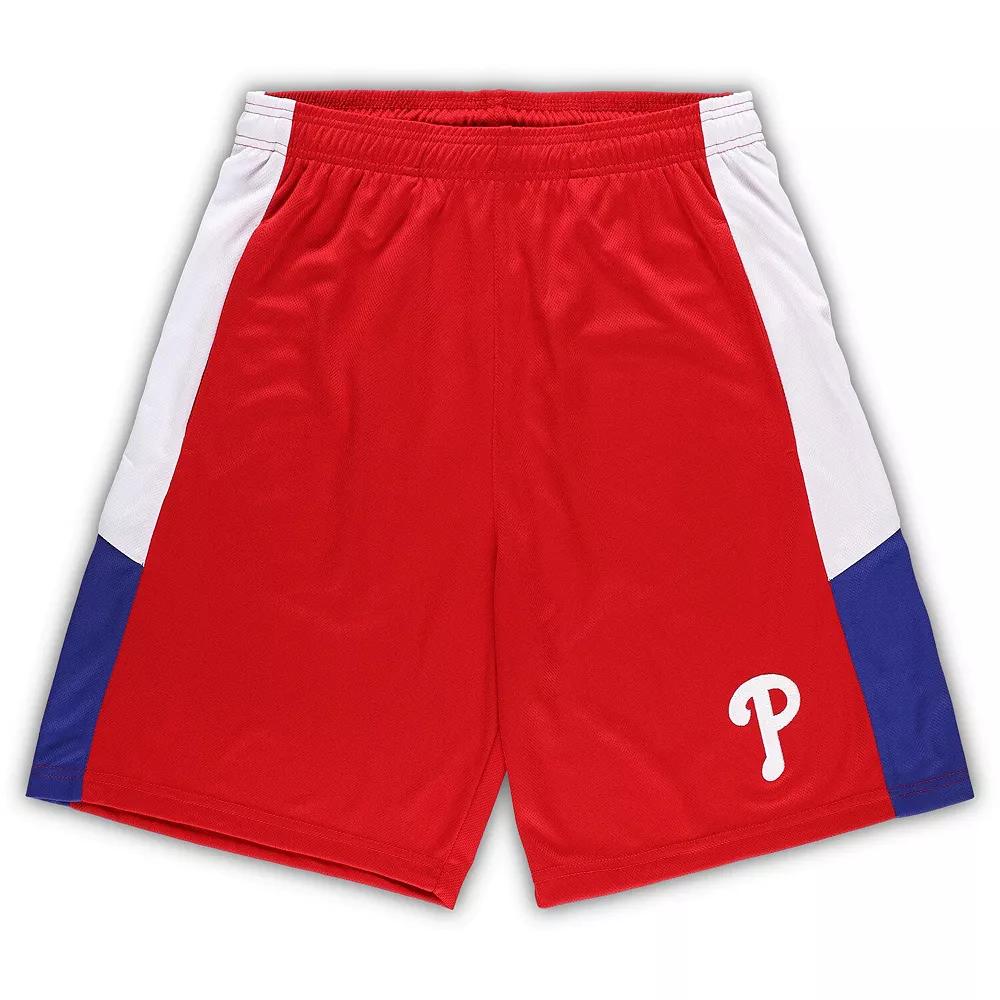 Men's Red Philadelphia Phillies Big & Tall Team Shorts, Size: 4XLT Product Image
