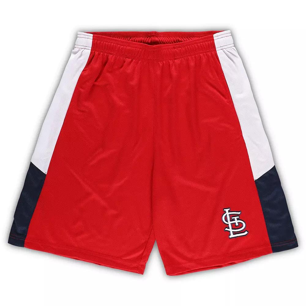 Men's Red St. Louis Cardinals Big & Tall Team Shorts,  Product Image