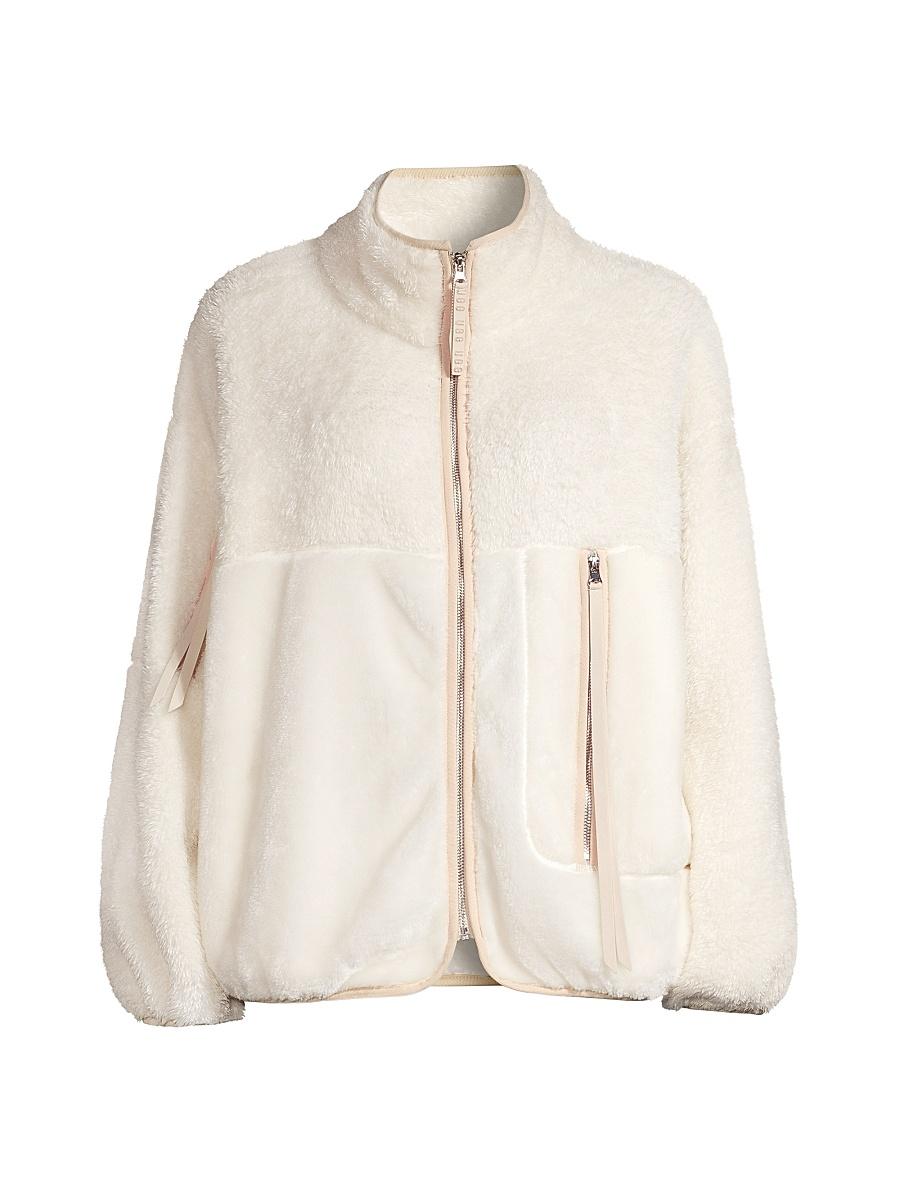 UGG Womens Marlene Sherpa Jacket II Faux Fur/Fleece Tops Product Image