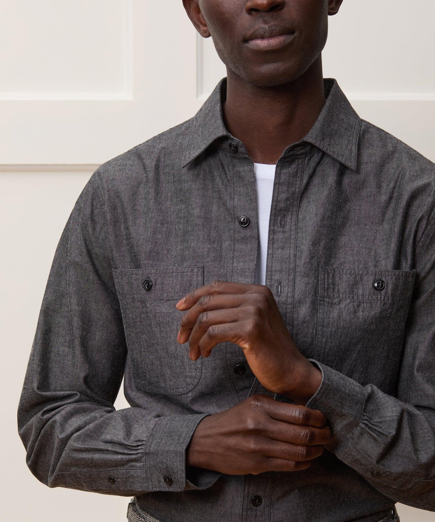 Japanese Chambray Work Shirt Product Image
