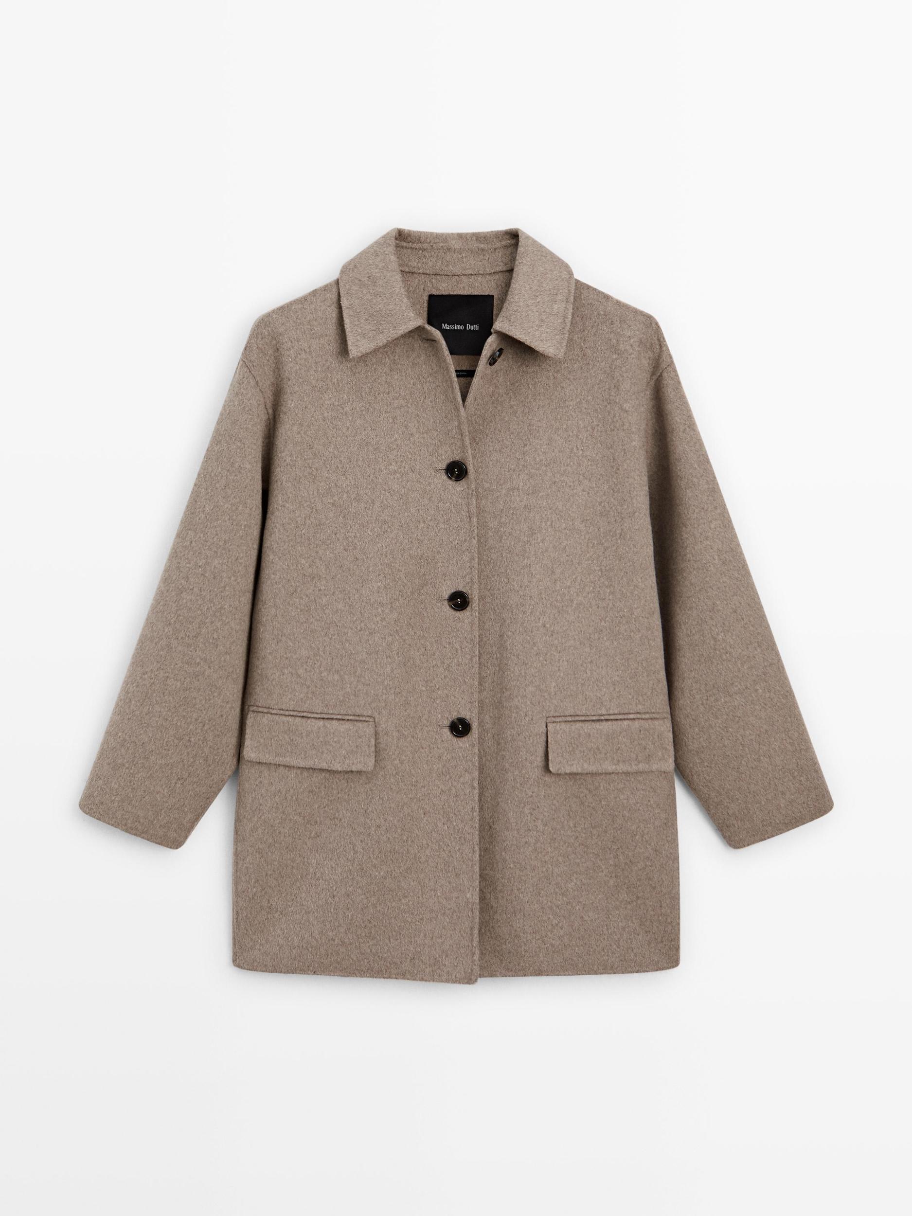 Medium wool blend coat Product Image