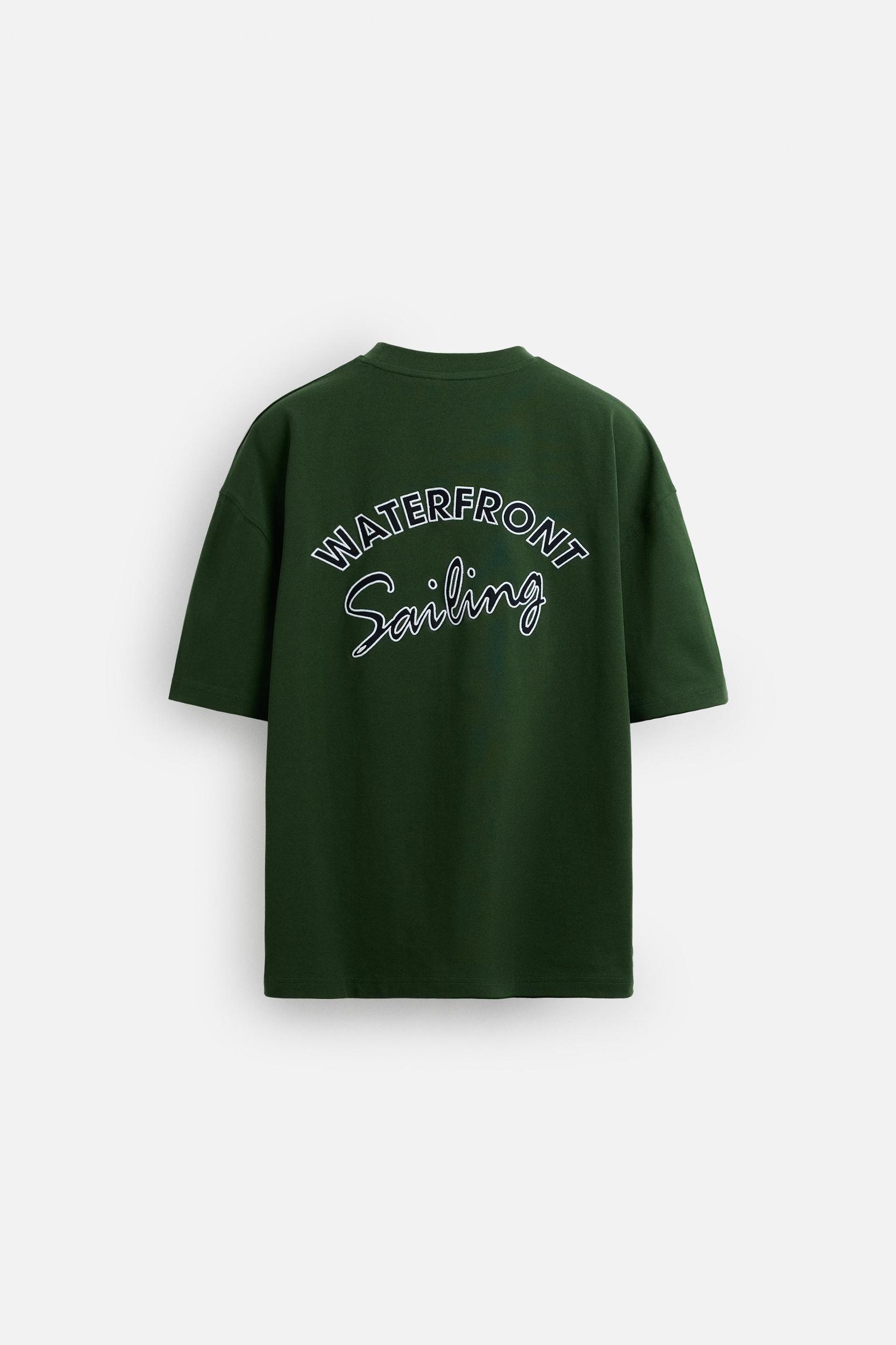 NAUTICAL EMBROIDERED T-SHIRT Product Image