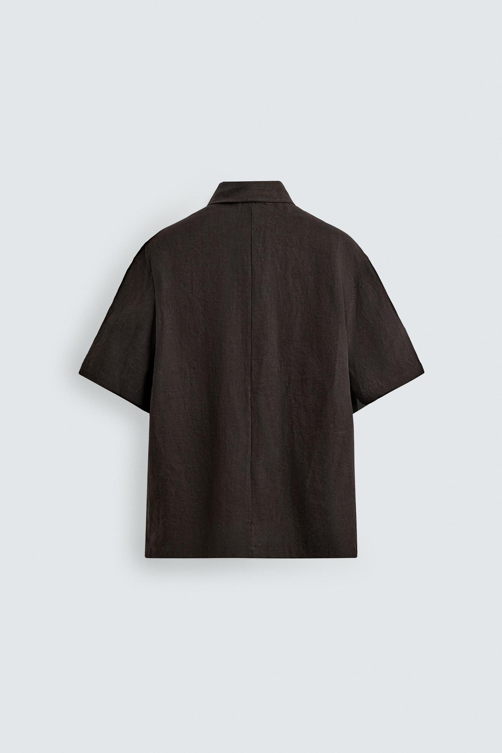 100% LINEN POLO SHIRT Product Image