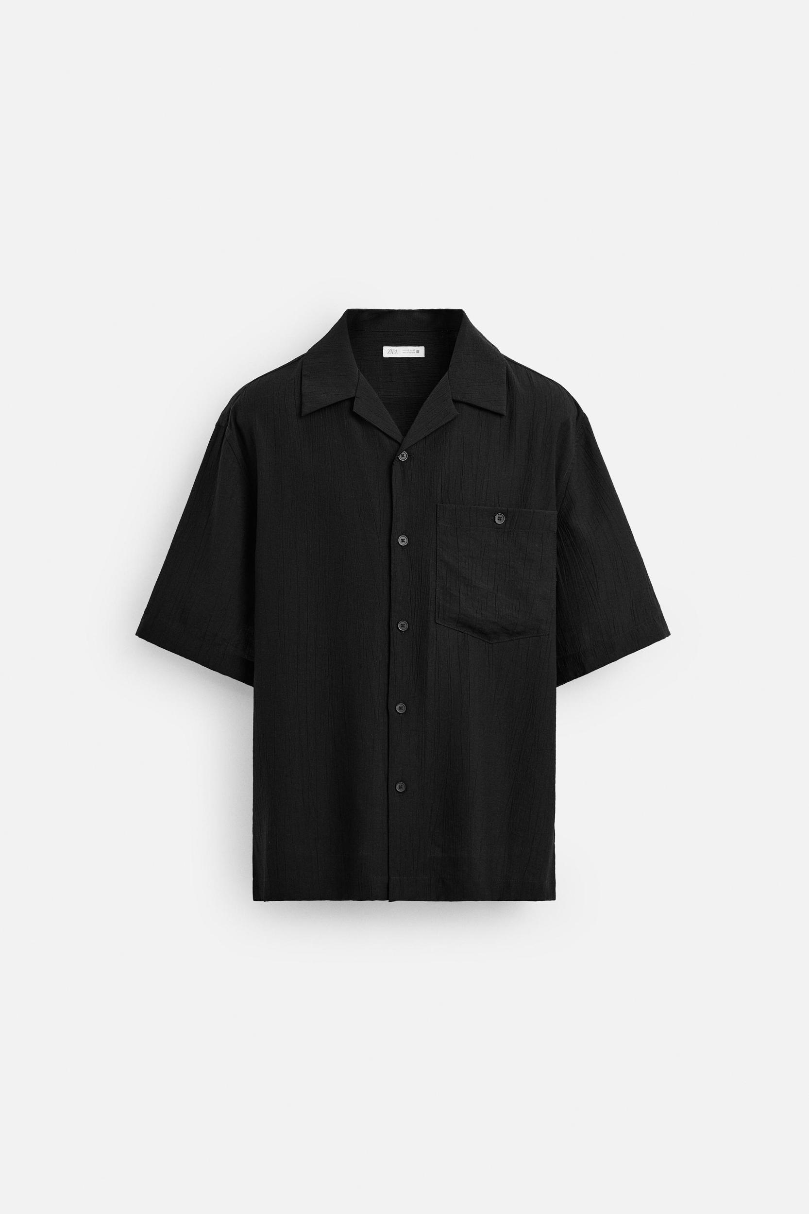 WRINKLED JACQUARD SHIRT Product Image