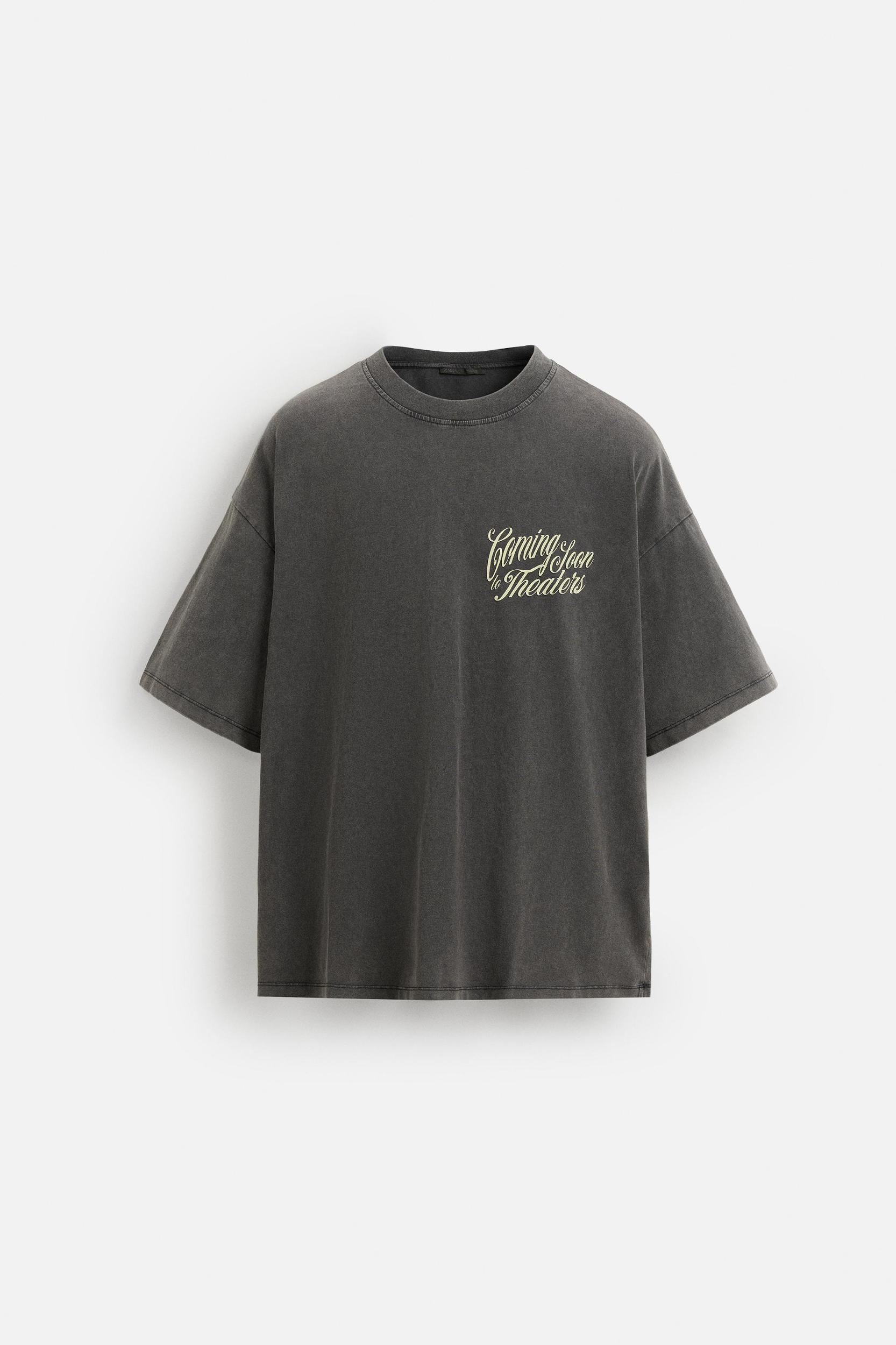 WASHED TEXT T-SHIRT Product Image