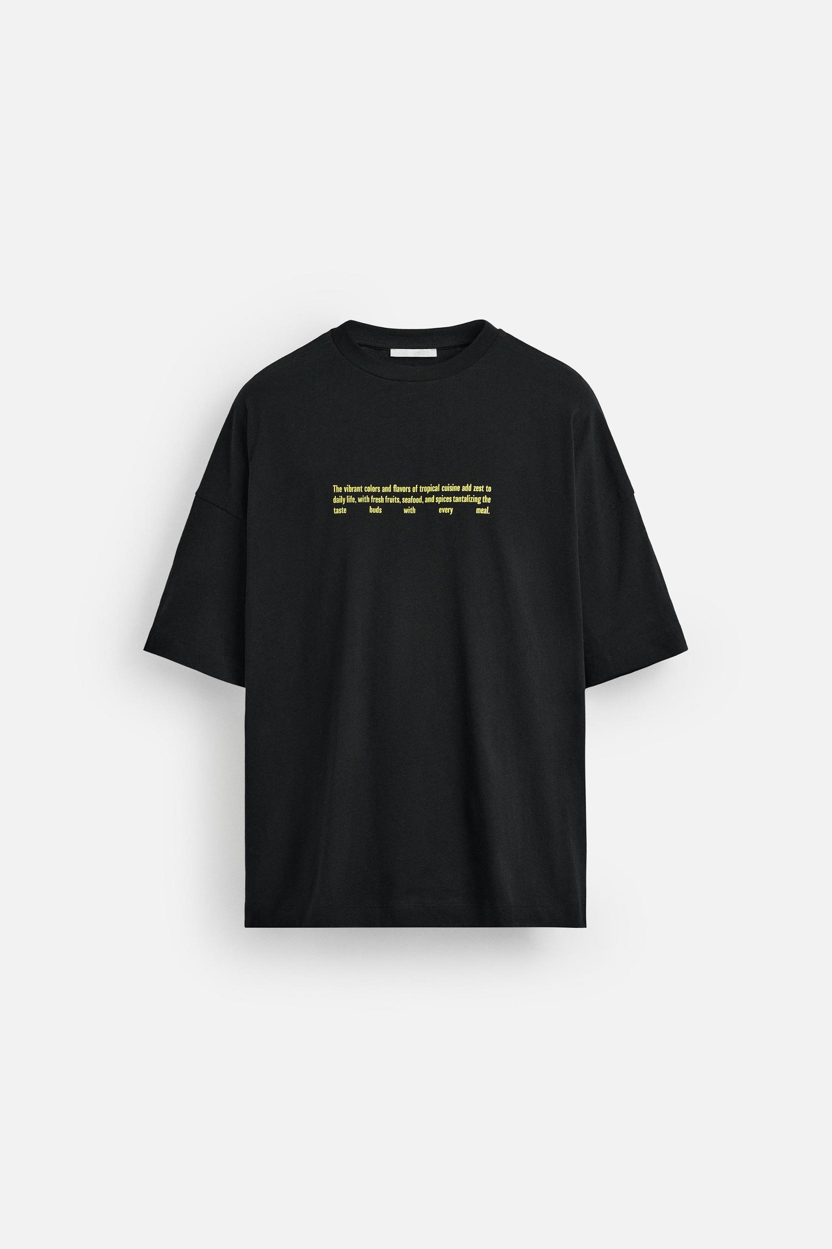 TEXT PRINT T-SHIRT Product Image