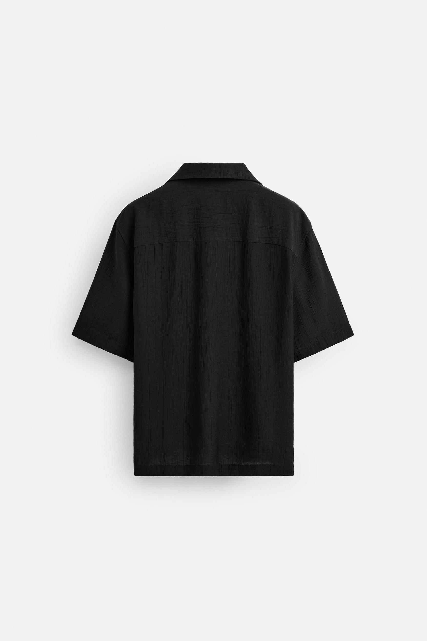 WRINKLED JACQUARD SHIRT Product Image