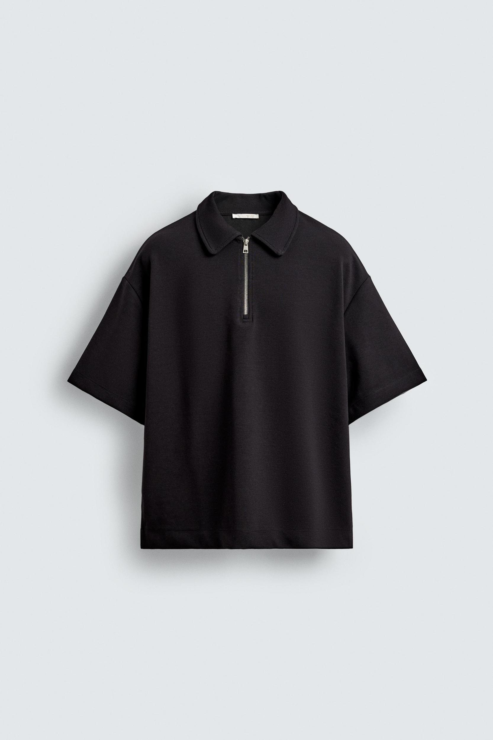 INTERLOCK ZIP POLO SHIRT Product Image