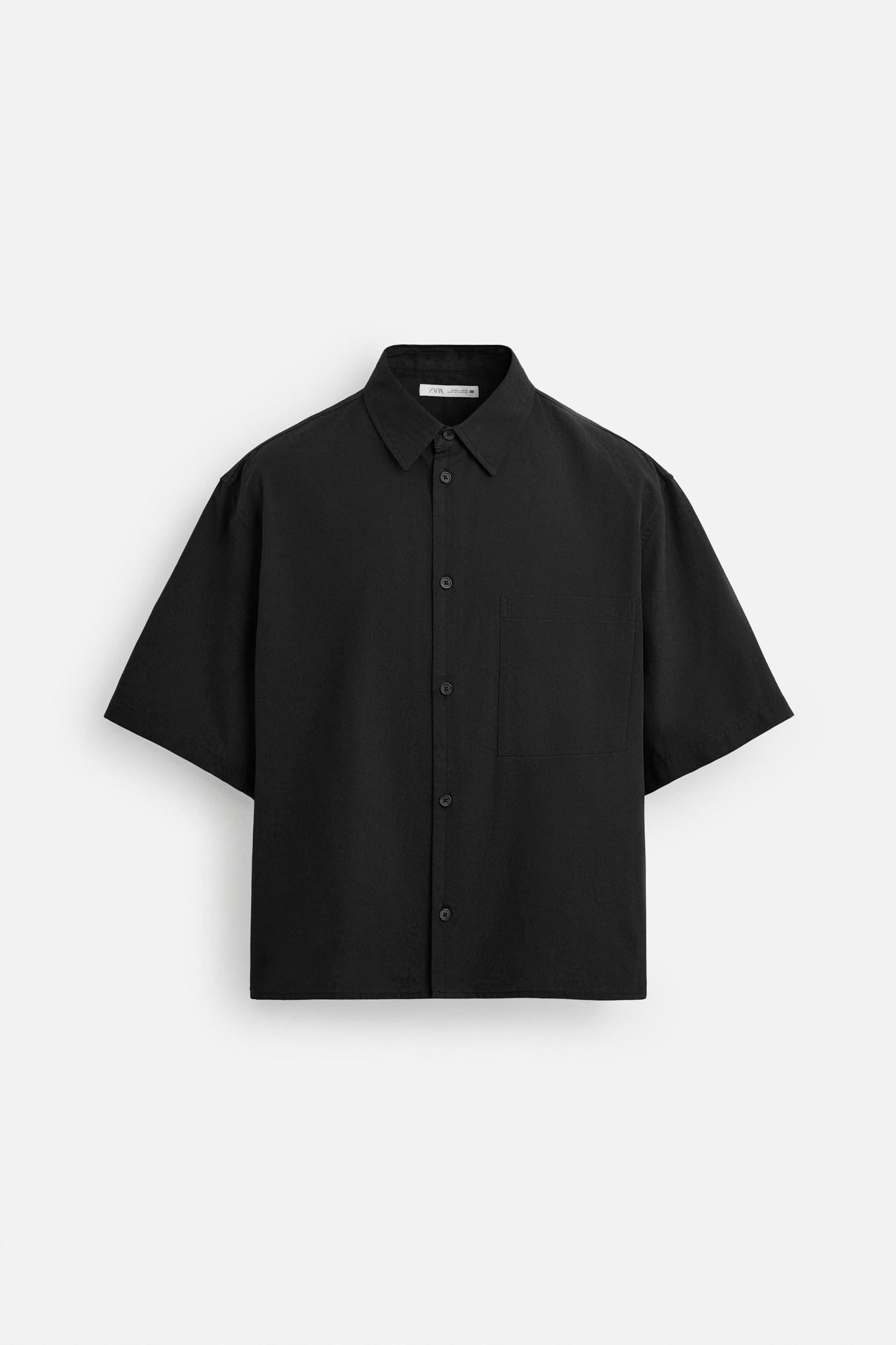 COTTON LINEN JACQUARD SHIRT Product Image