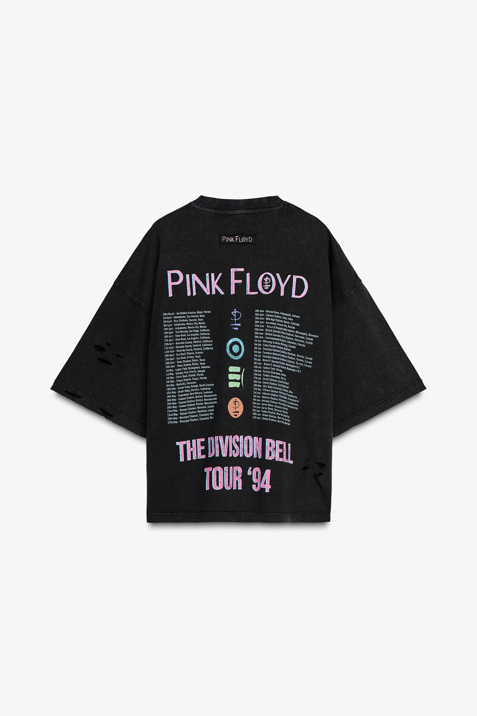 PINK FLOYD WASHED EFFECT T-SHIRT Product Image