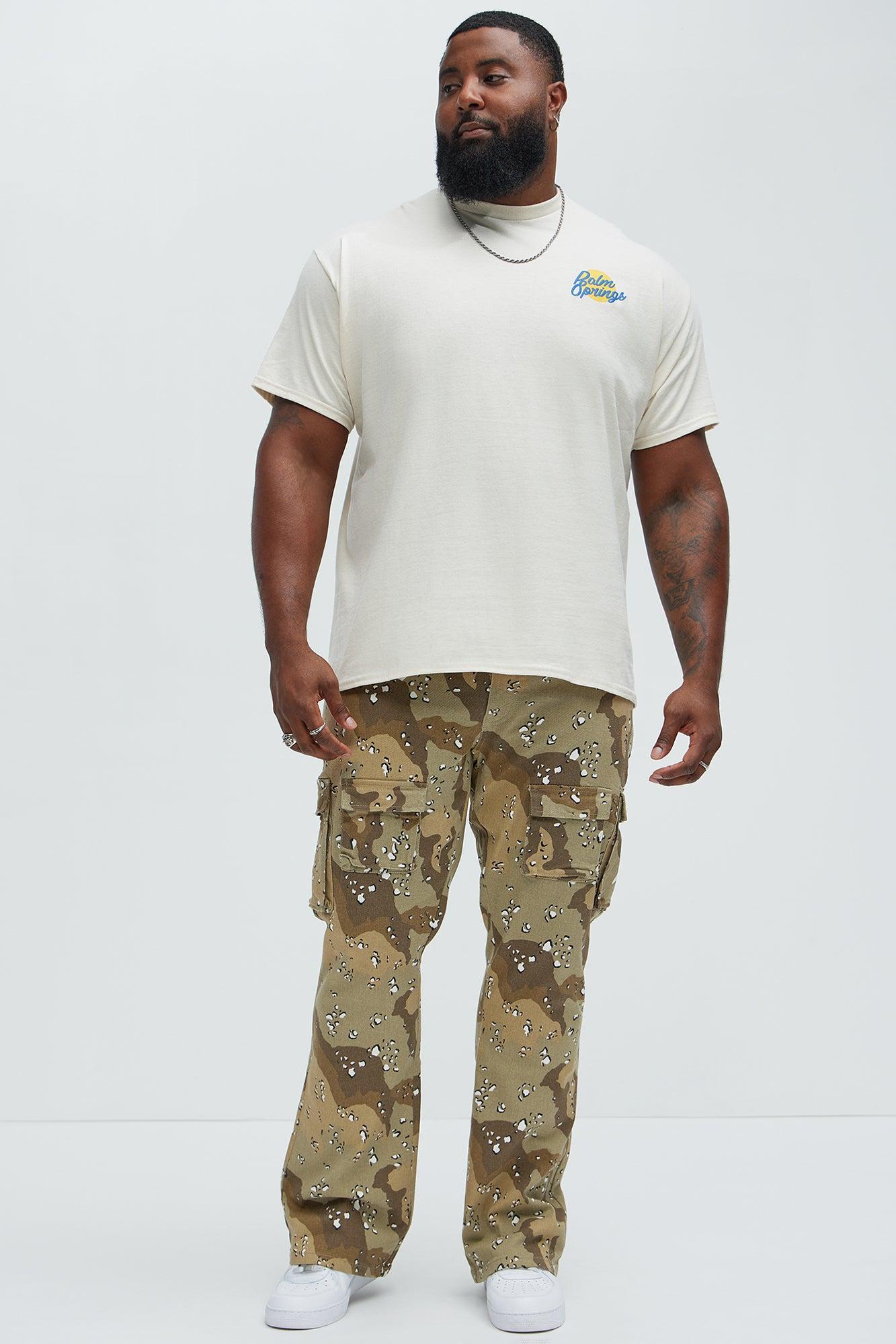 Palm Springs Lounge Short Sleeve Tee - Cream Product Image