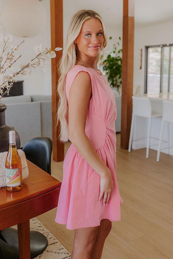 Cheers To Happiness Mini Dress in Pink Product Image