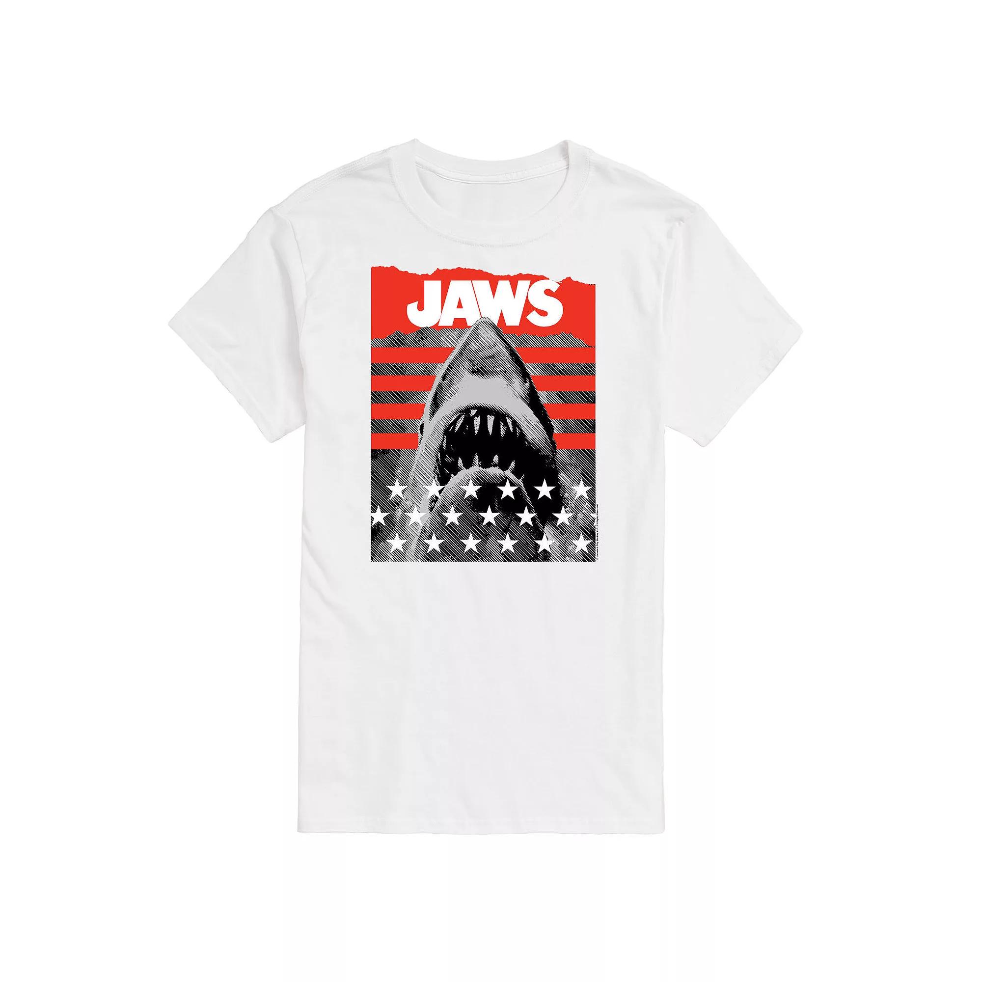 Big & Tall Jaws and Stripes Tee, Men's,  Product Image