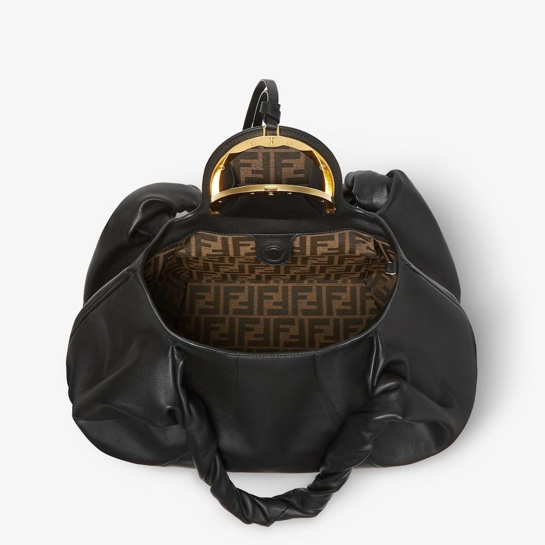 Fendi SpyBlack leather bag Product Image