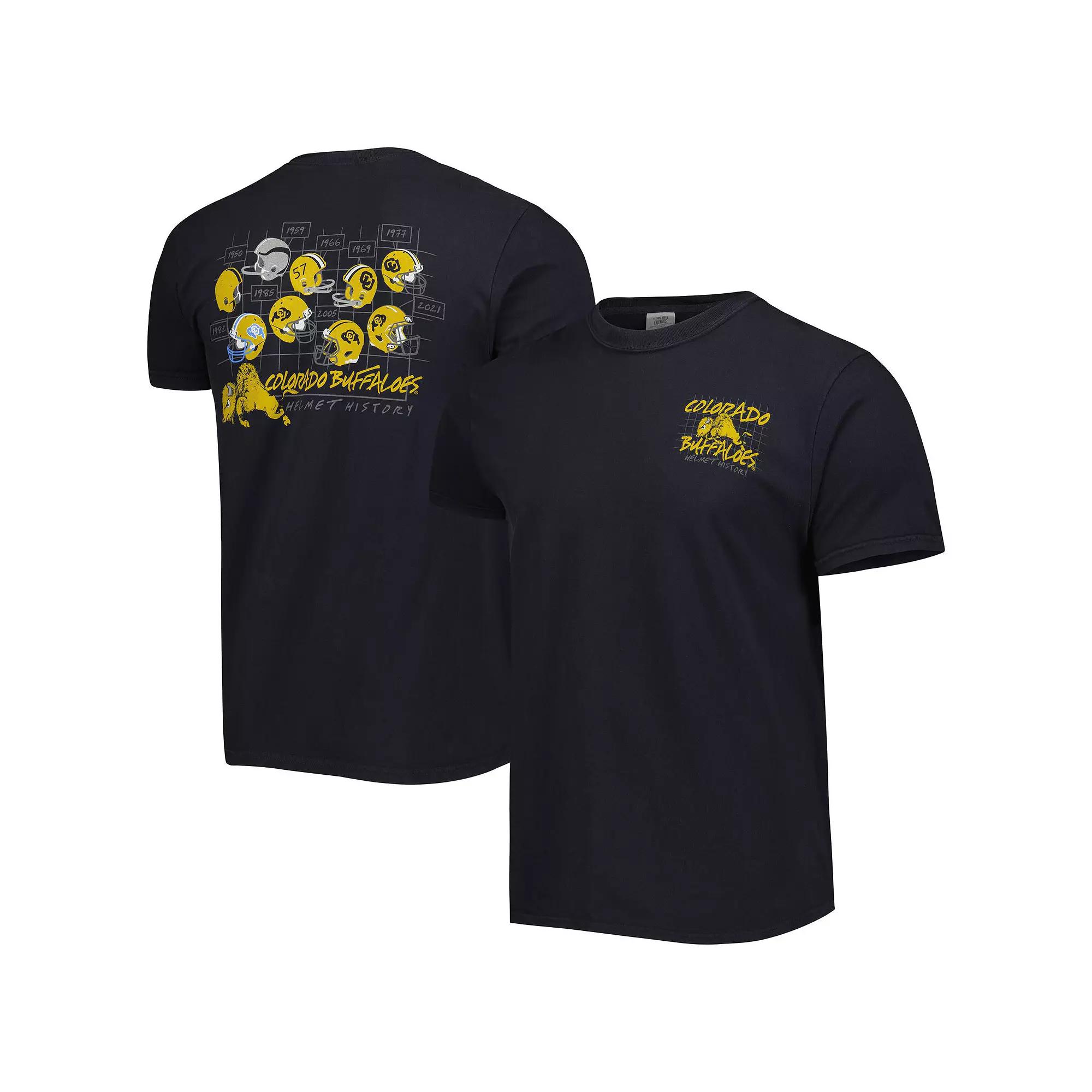 Men's Black Colorado Buffaloes Vault Helmet History Comfort T-Shirt,  Product Image