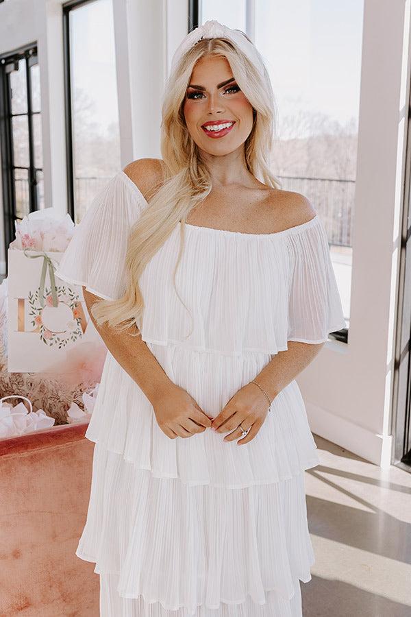 Patient And Kind Pleated Midi Dress Curves Product Image