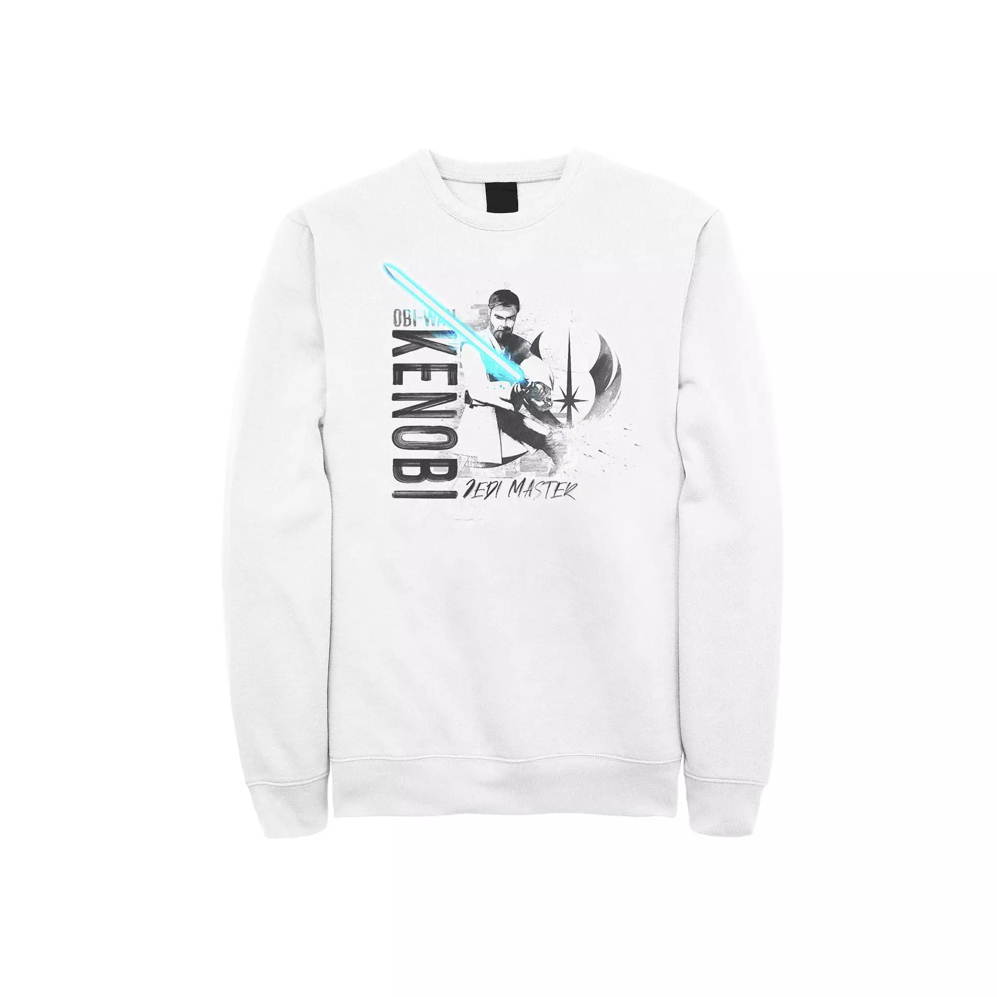 Men's Star Wars The Clone Wars Obi-Wan Kenobi Portrait Sweatshirt,  Product Image