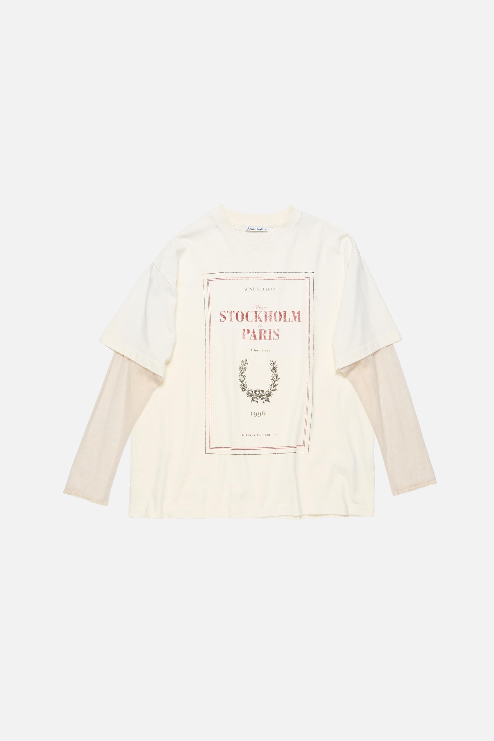 Layered print t-shirt Product Image