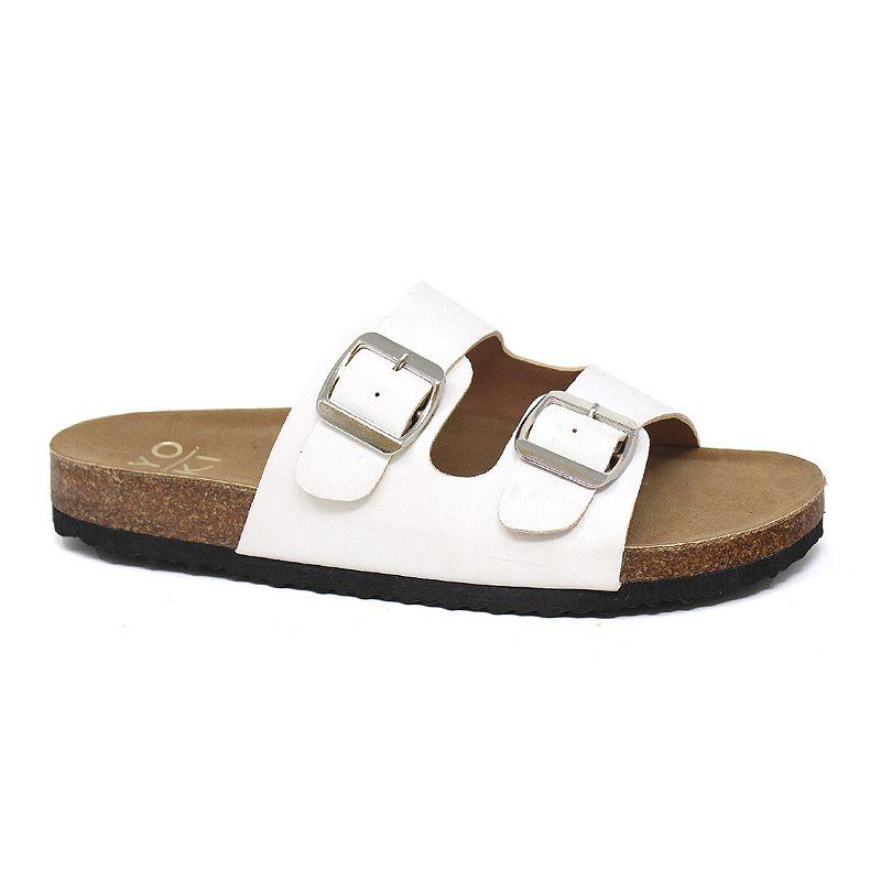 Yoki Gian 91 Women's Double Buckle Slide Sandals,  Product Image