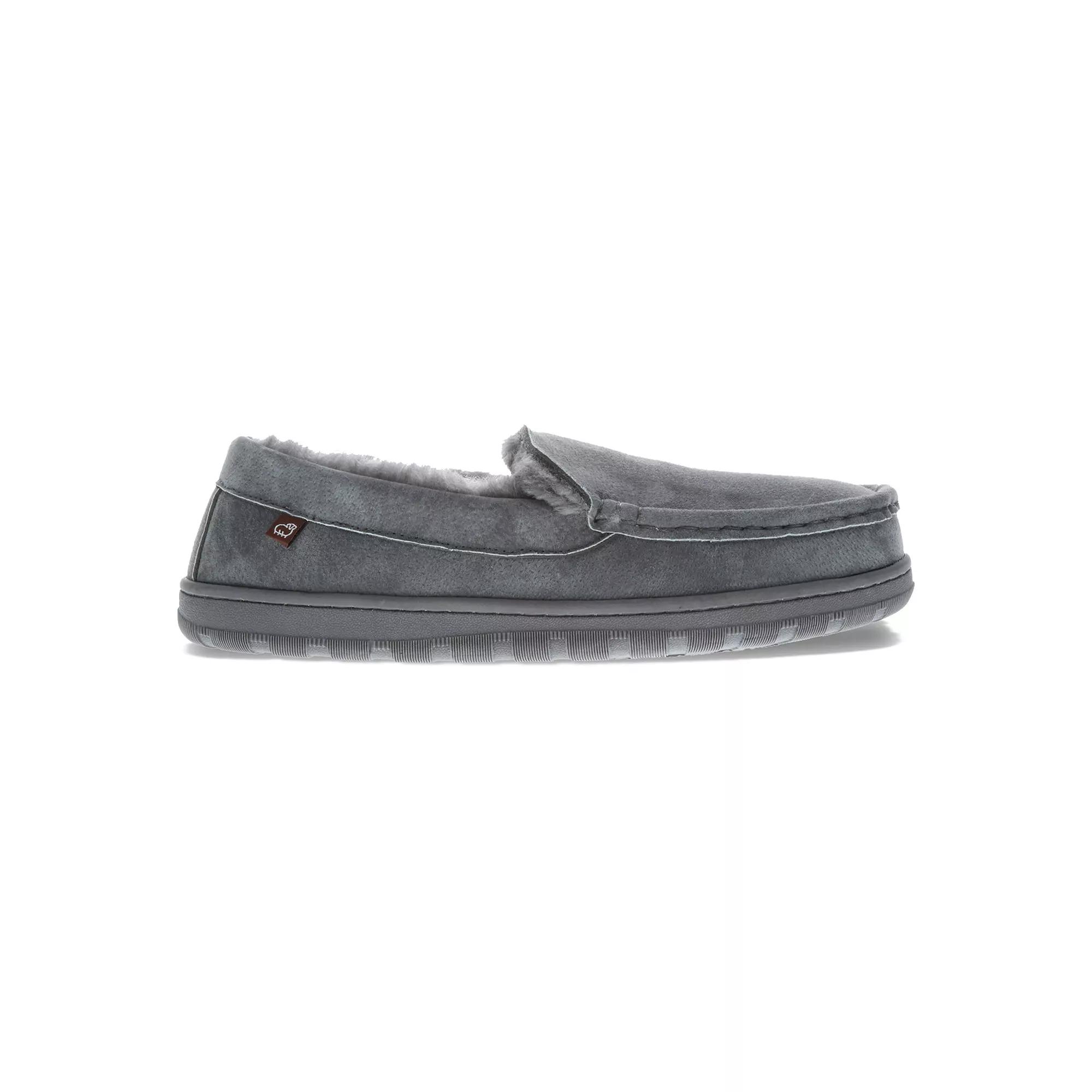Mykos Harrison Men's Suede Slippers, Size: 8 Medium, Grey Product Image