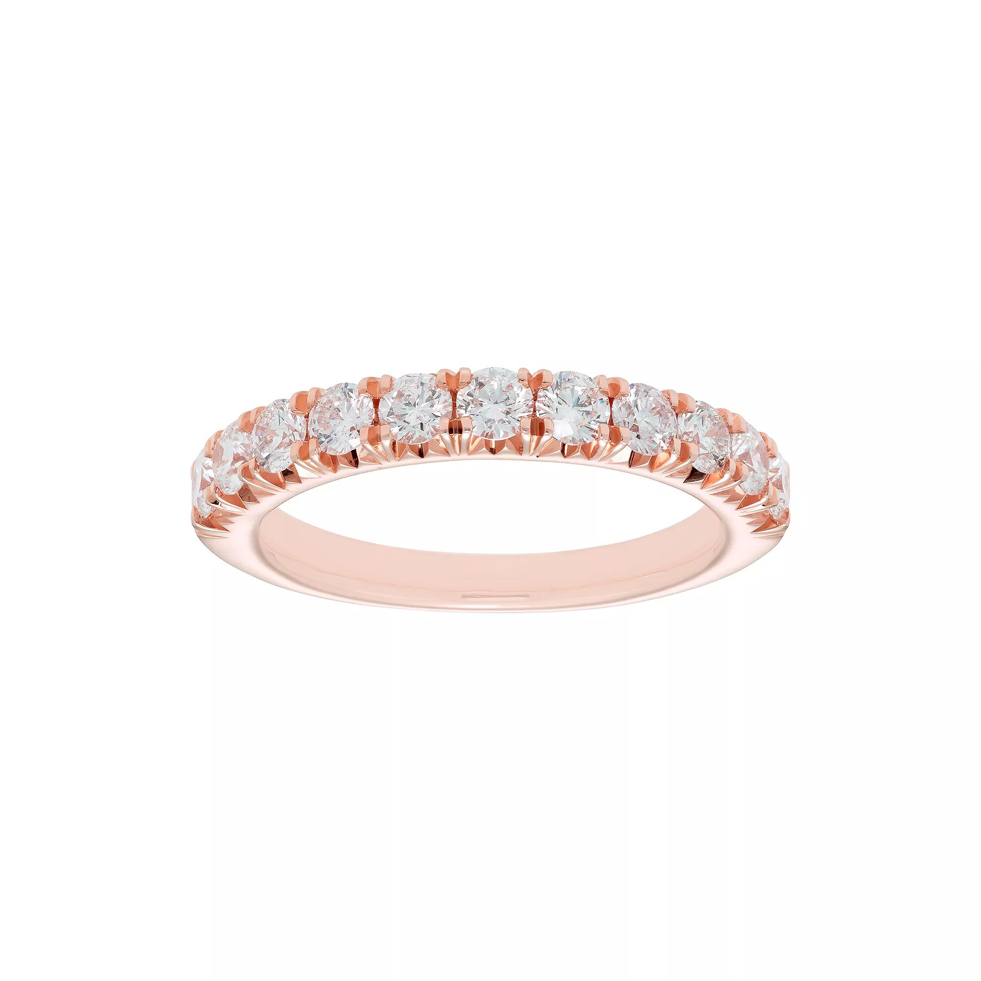 The Regal Collection 14k Gold 1 Carat T.W. IGL Certified Diamond Wedding Band, Women's,  Product Image