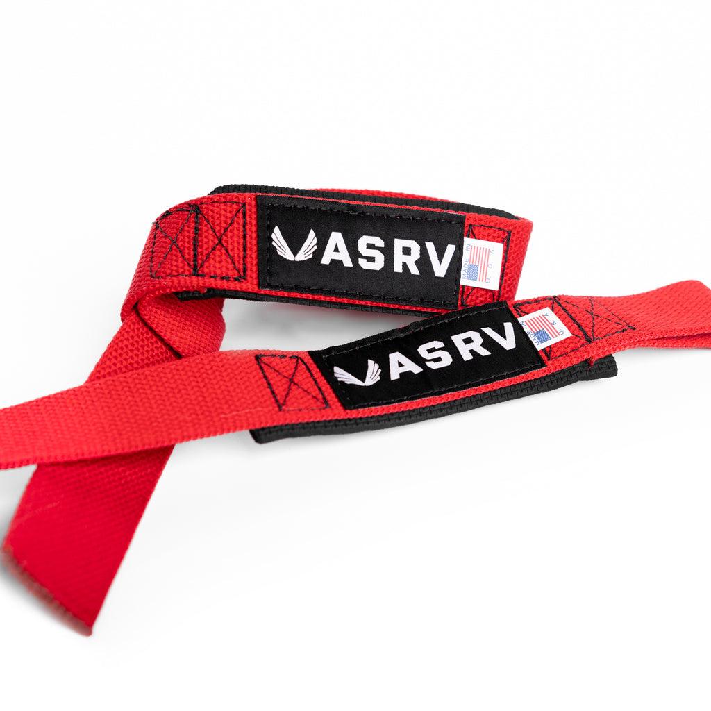 Padded Lifting Straps - Akira Red Product Image