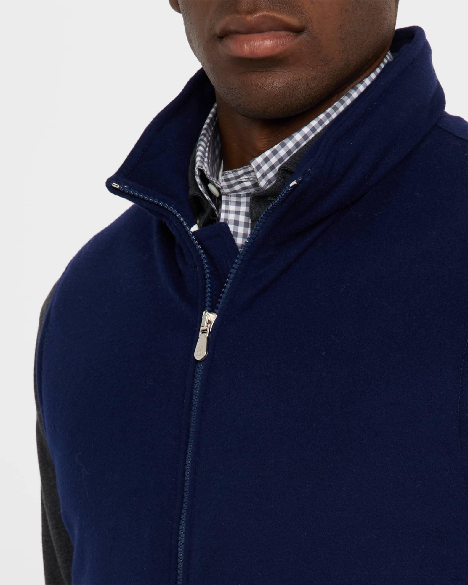 Men's Wool Full-Zip Vest Product Image