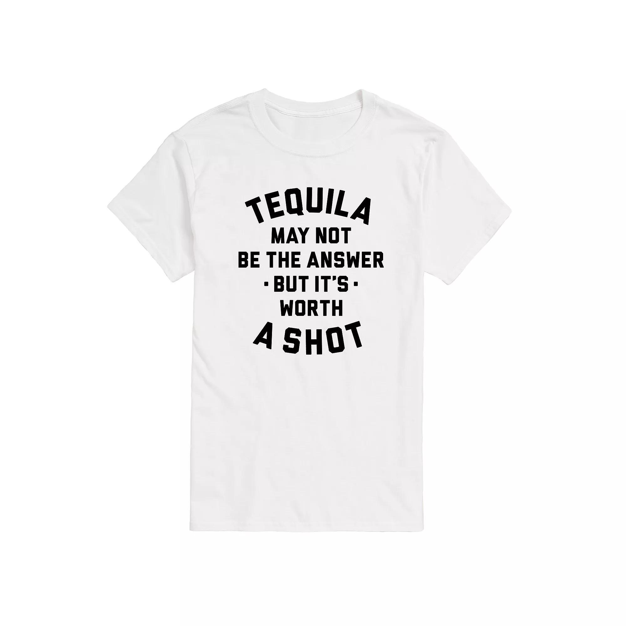 Big & Tall Tequila May Not Be The Answer Graphic Tee, Men's,  Product Image