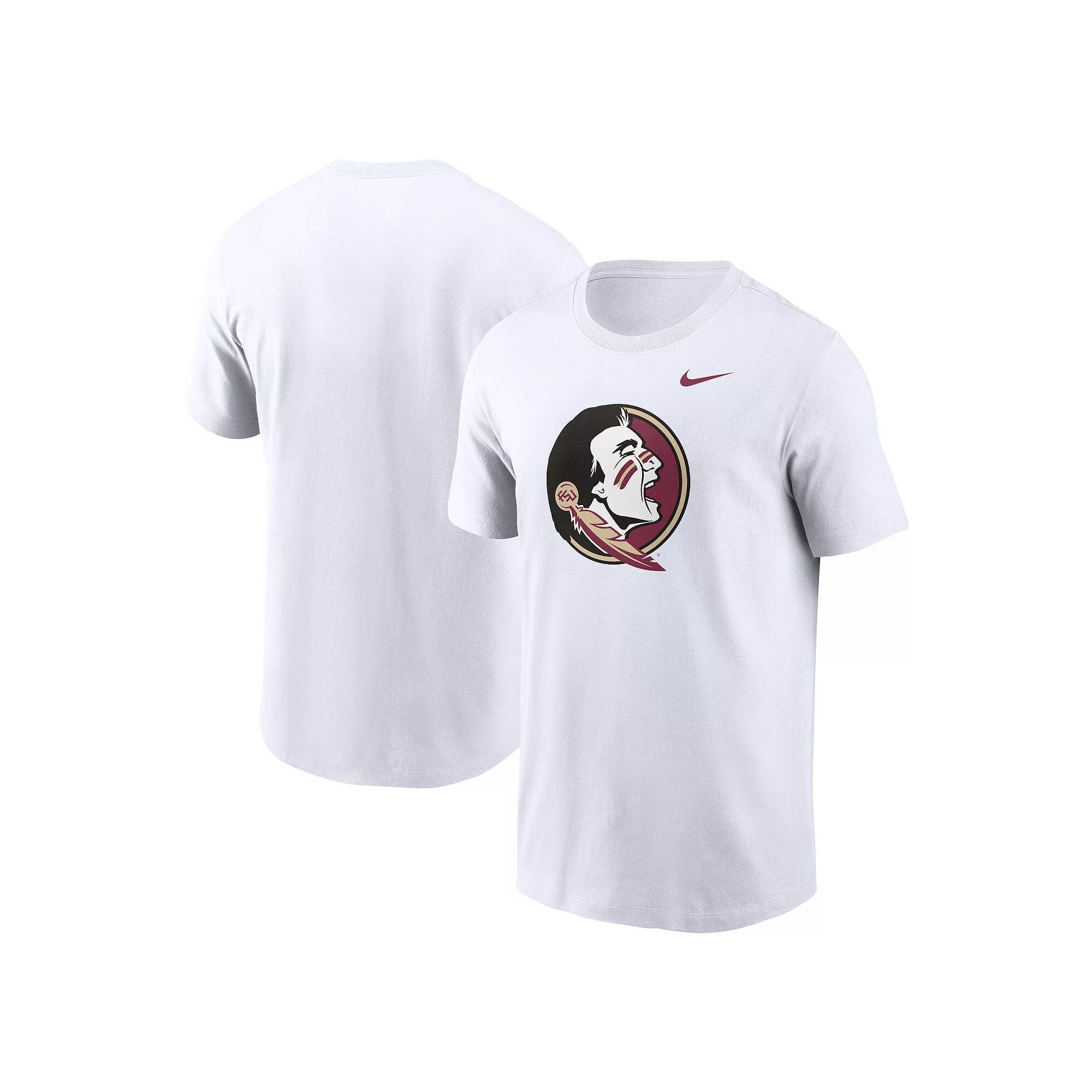Men's Nike White Florida State Seminoles Primetime Evergreen Logo T-Shirt, Size: 2XL Product Image