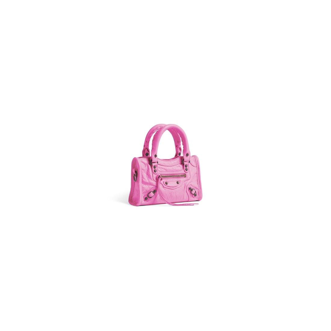 Women's Le City Bag Nano  in Glossy Pink Product Image
