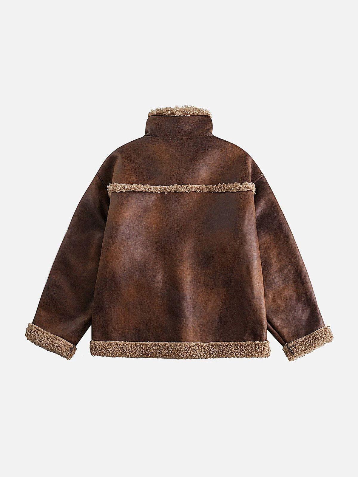 Aelfric Eden Patchwork Sherpa Jacket Product Image