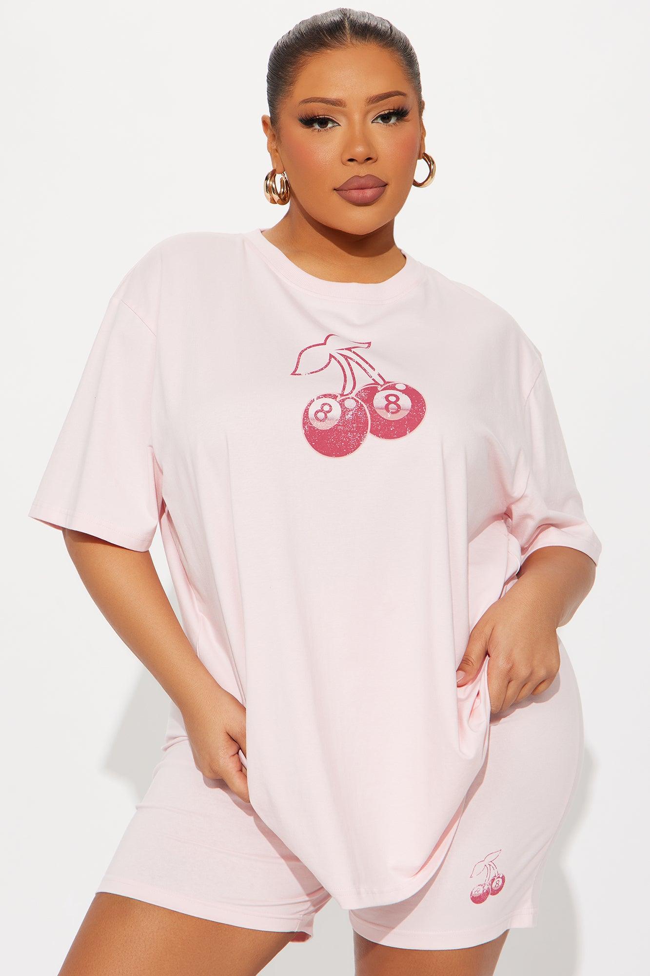 Cherry Bomb Short Set - Pink Product Image