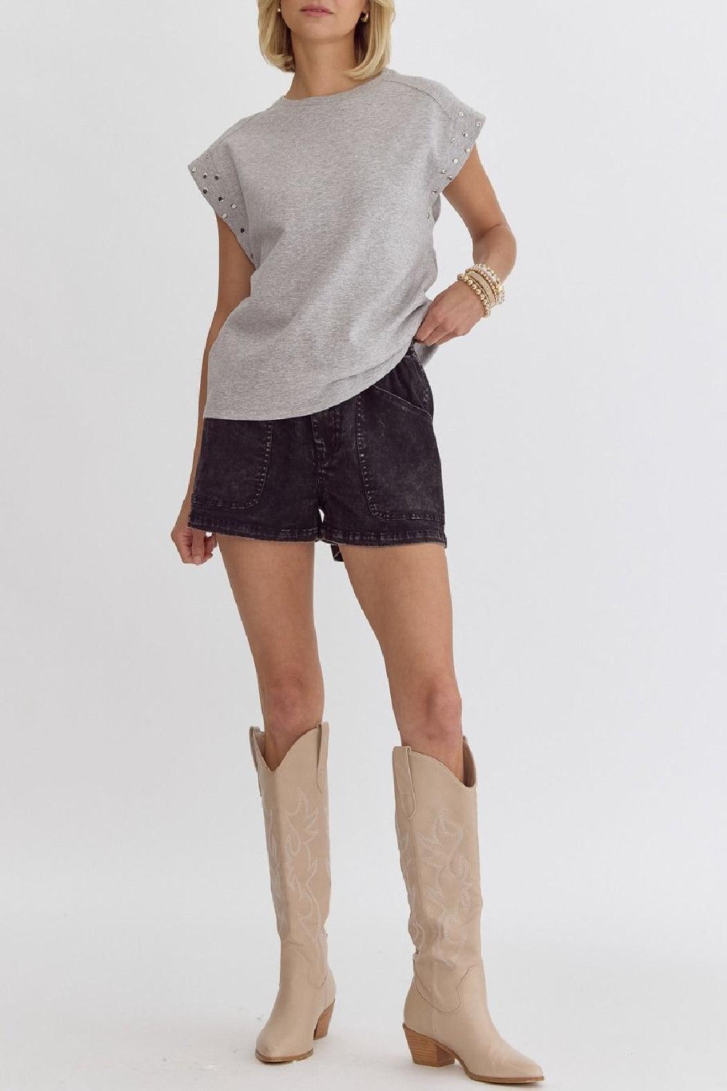 Stud Detail Top Product Image