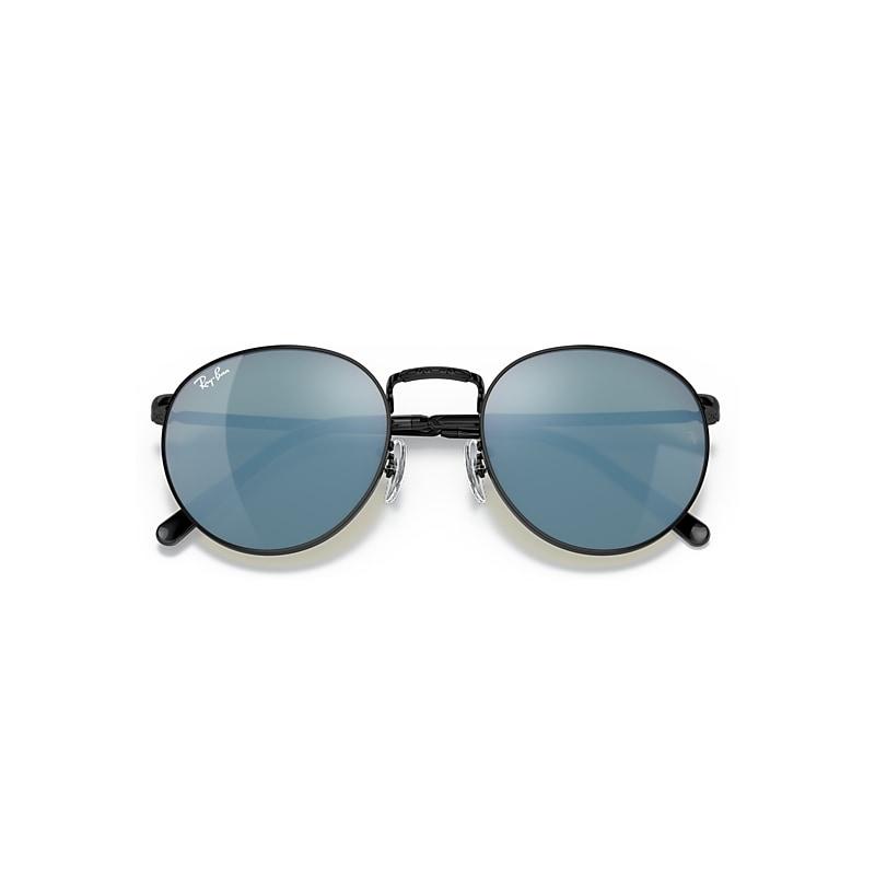 Ray-Ban New Round Sunglasses Frame Blue Lenses Product Image