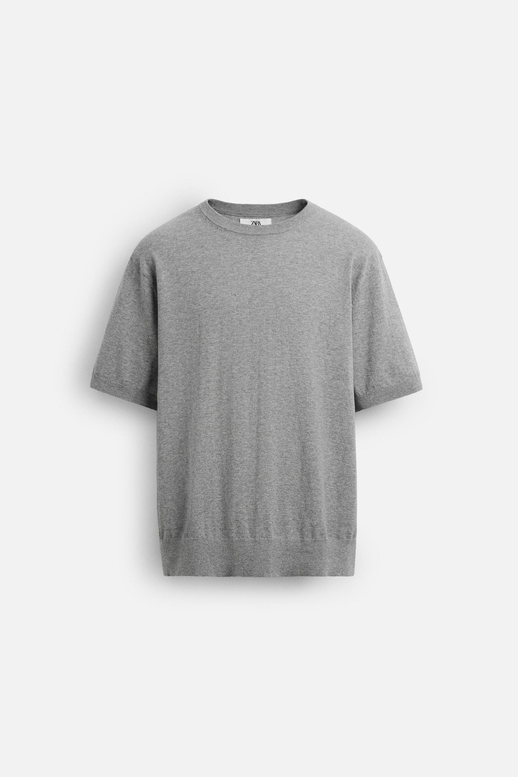 LIMITED EDITION COTTON BLEND KNIT T-SHIRT Product Image