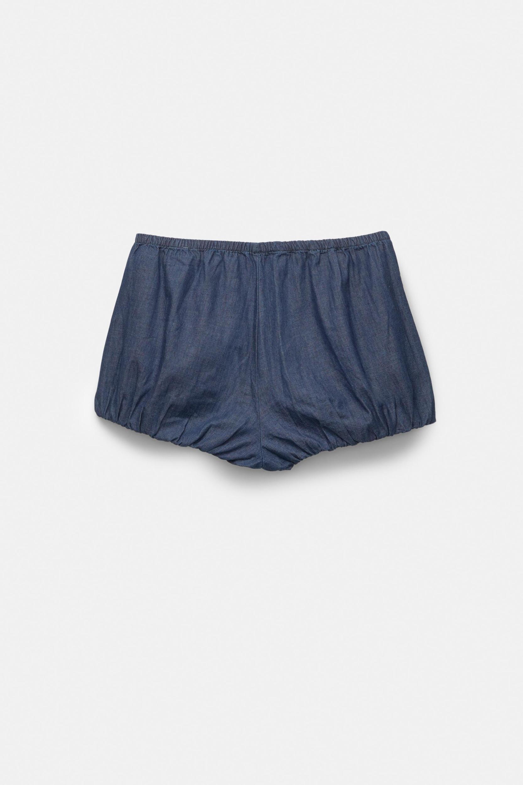 Balloon denim shorts Product Image
