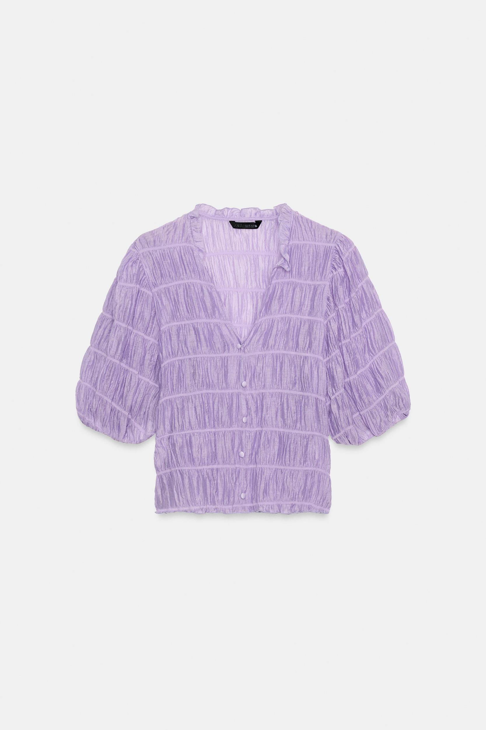 SMOCKED BLOUSE Product Image