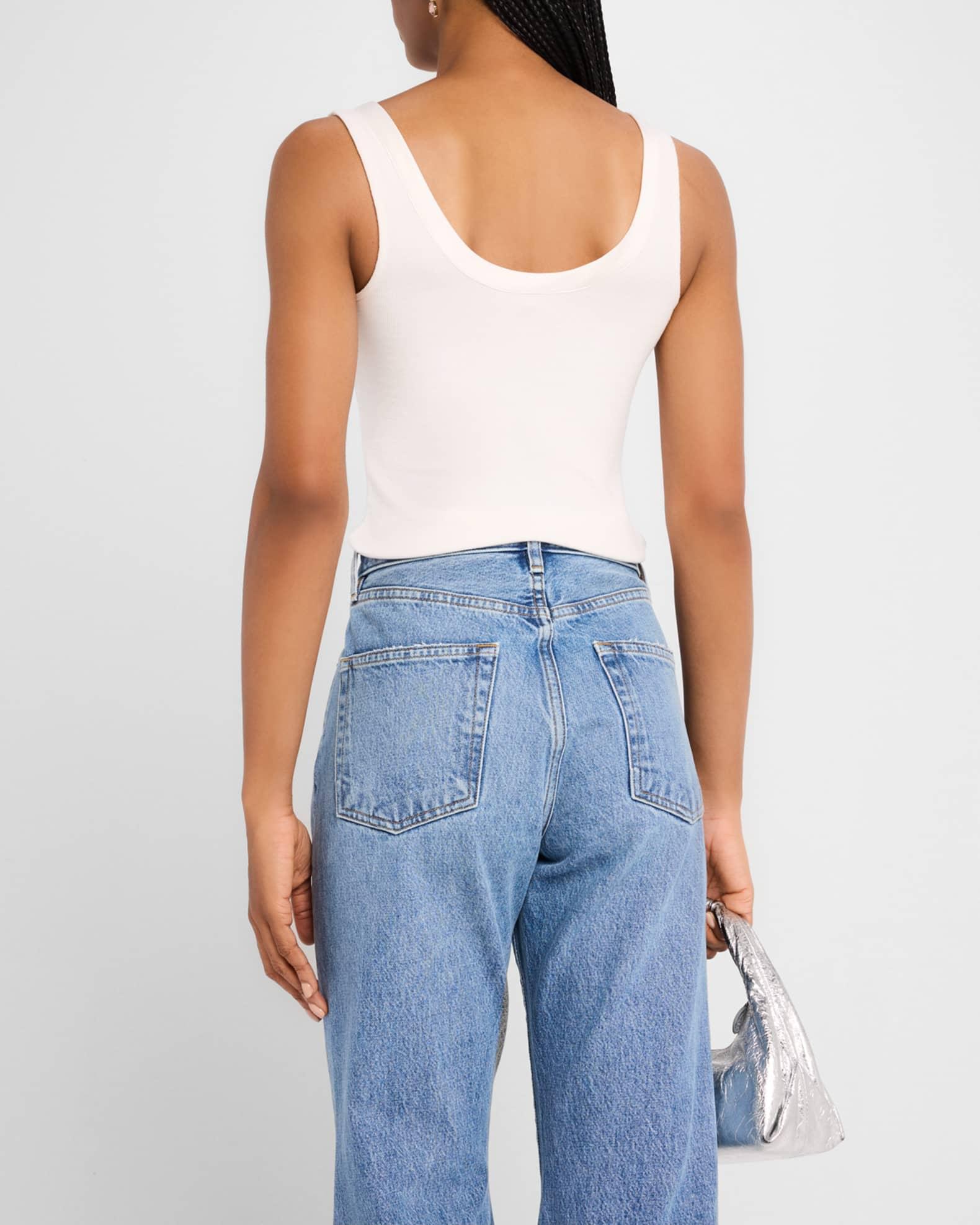 The Satin Trim Tank Top Product Image