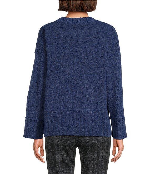 Westbound Wool Blend Long Sleeve Crew Neck Sweater Product Image
