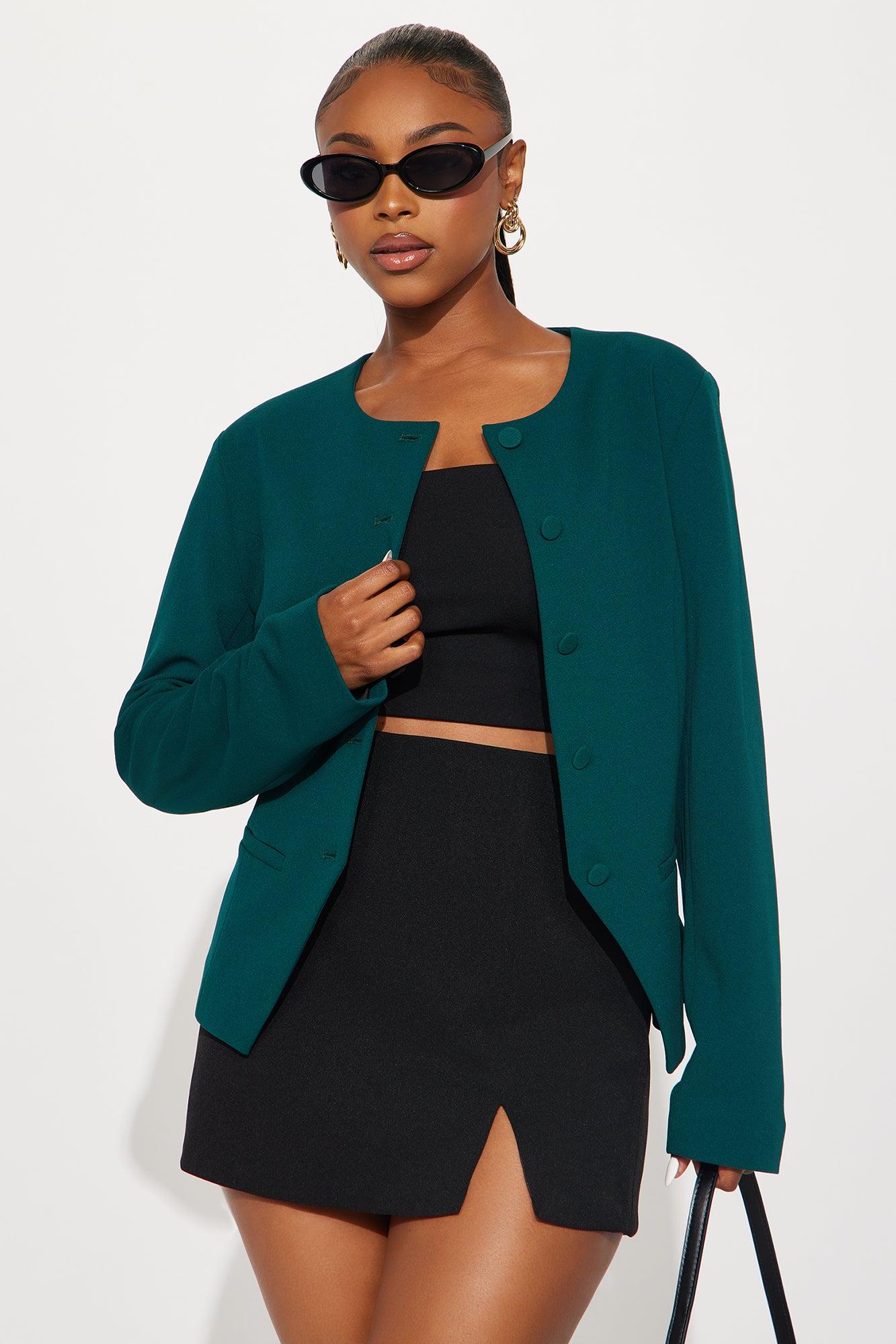 Mission Accomplished Blazer - Hunter Green Female Product Image